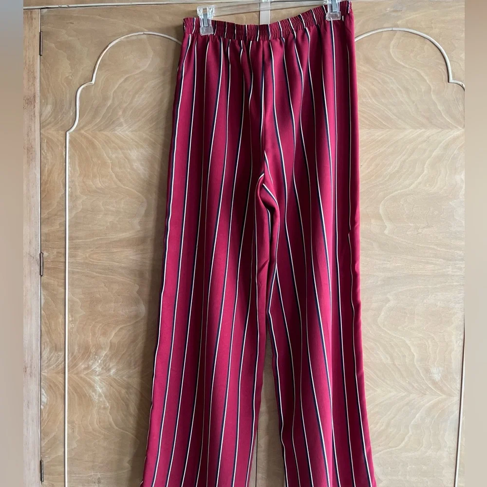 Mustard Seed M brick red, white and black, pants - Picture 6 of 12
